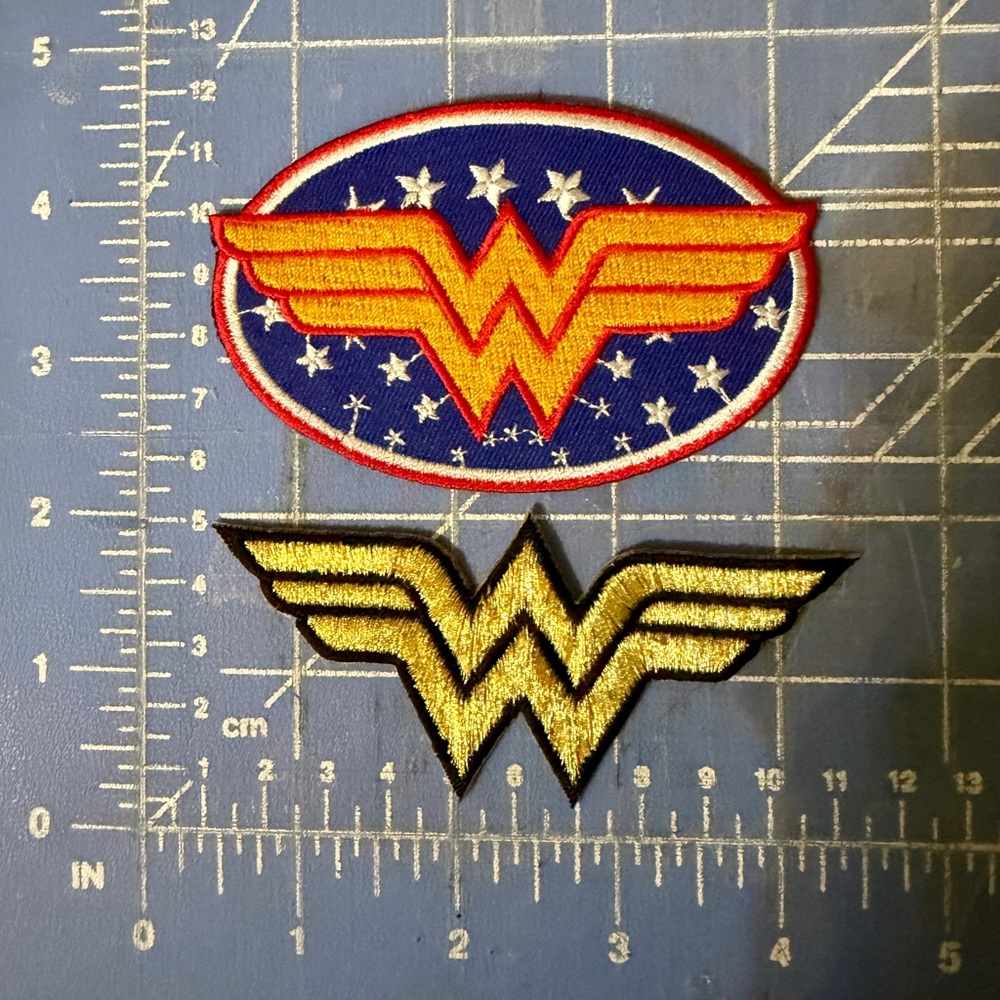 Wonder Woman Embroidered Patches